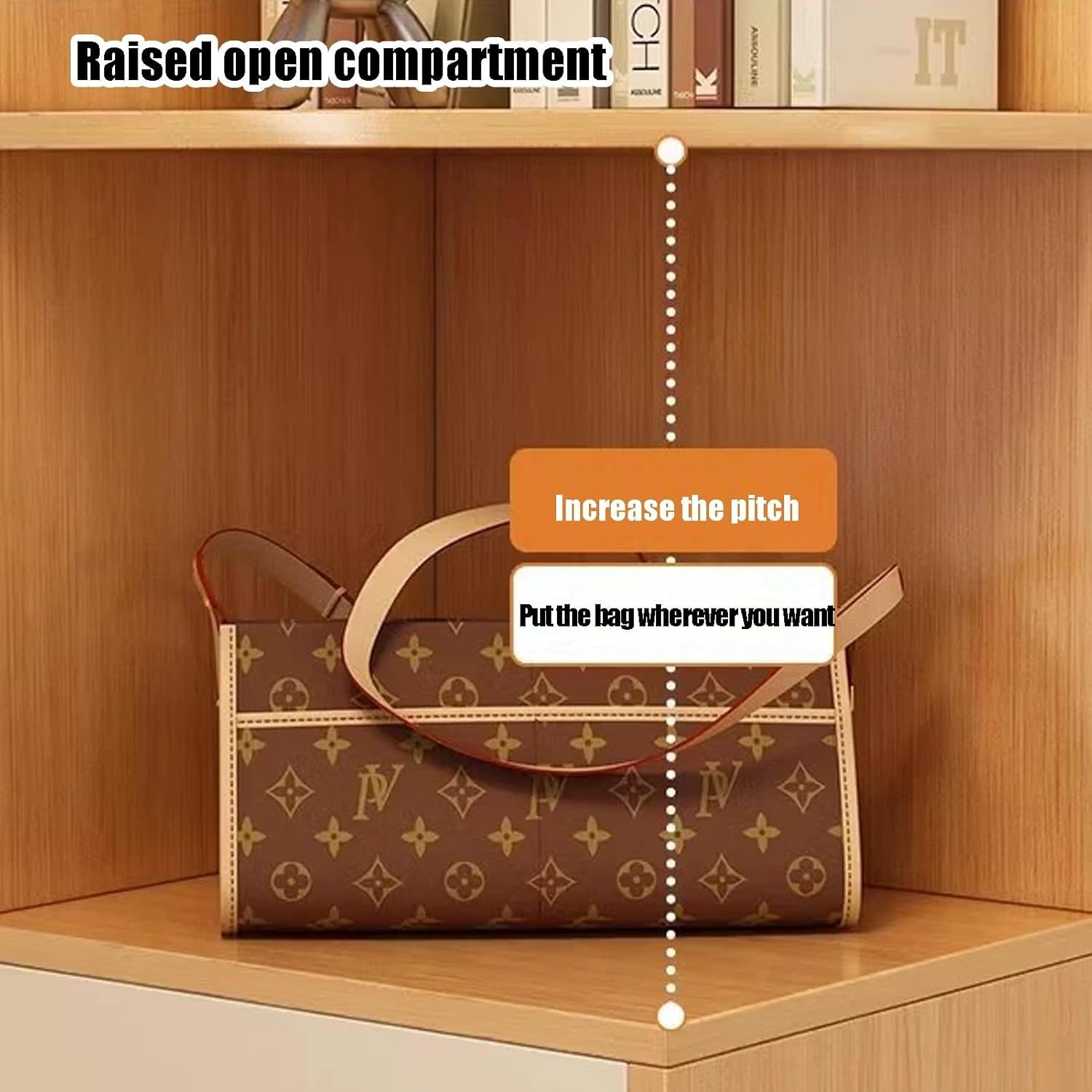 4-Tier Corner Shelf - Space-Saving MDF Bookcase with Vintage Laminate for Living Room & Home Office - 90° Angle Multi-Purpose Display Shelf (Gray, 30cm)