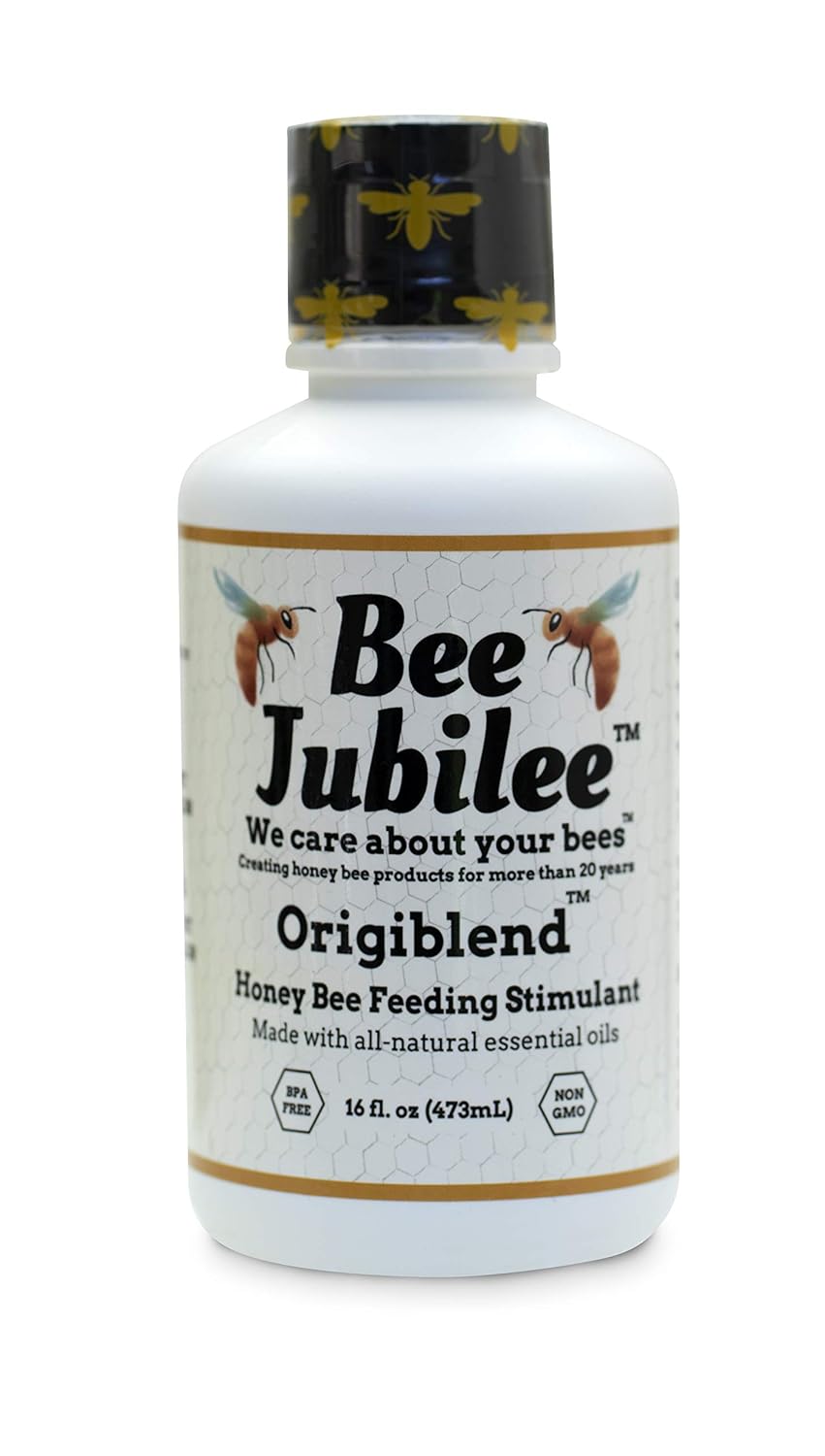 Bee Jubilee Origiblend Honey Bee Feeding Stimulant, 16oz Bottle Patio, Lawn & Garden