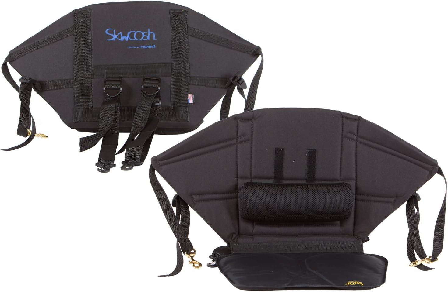 Skwoosh Kayak Comfort Mid Height Back Kayak Seat with Adjustable Lumbar Support for Paddling Sitting Comfort | 13.5″ Tall Back | Made in USA Skwoosh Kayak Comfort Mid Height Back Kayak Seat with Adjustable Lumbar Support for Paddling Sitting Comfort | 13.5″ Tall Back | Made in USA