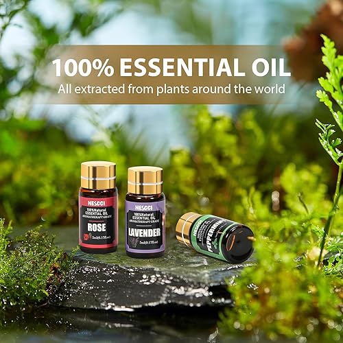 Miniatura 2 de NESCCI Juego de aceites esenciales  Aceites esenciales de 36 x 0.2 fl oz  Juego de regalo de aceites esenciales para difusor, humidificador, jabón,