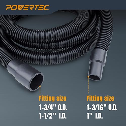 Vista 25 de POWERTEC 70296 Reemplazo del adaptador de manguera atornillada, adaptador de manguera roscada de 1-1/2 pulgadas para kits de montaje POWERTEC 70175