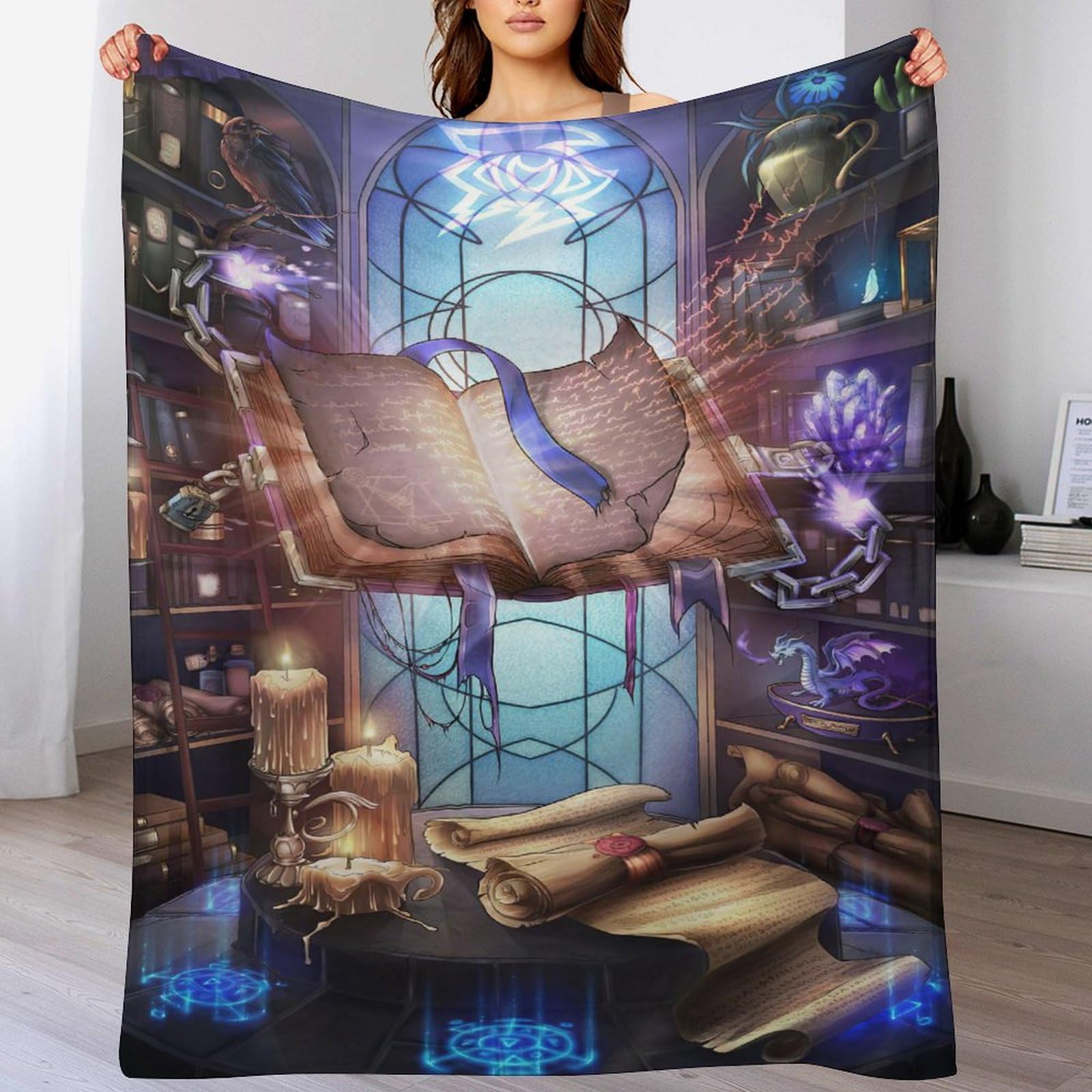 Couverture polaire épaisse contre le froid : plaid chaud et moelleux 100x130cm
