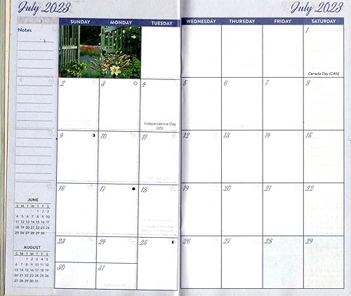 Miniatura 2 de Greenbier International Gardens 2022 - 2023 - Agenda de bolsillo de 2 años, calendario, organizador, formato de página mensual