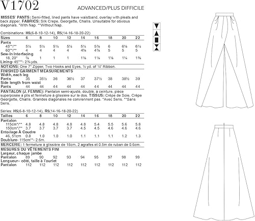 Miniatura 2 de Patrón Vogue 6-8-10-12, 6-8-10-12-14
