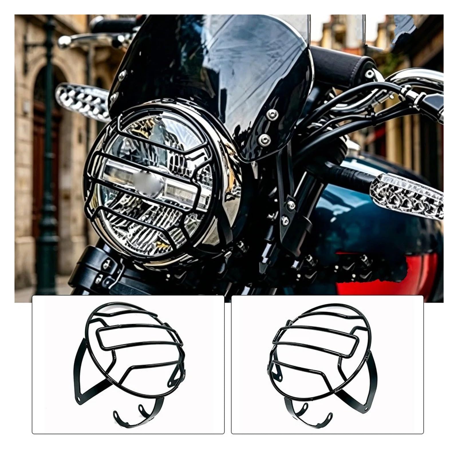 Motorrad-Scheinwerferabdeckung Für Bear 650 2025 2026 2027 Motorrad Scheinwerfer Kühlergrill Schutz Abdeckung