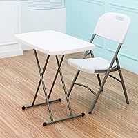 Vista 4 de Mesa plegable para tarjetas, altura ajustable, mesa de actividades plegable personal para uso doméstico, picnic, fiesta, sin montaje