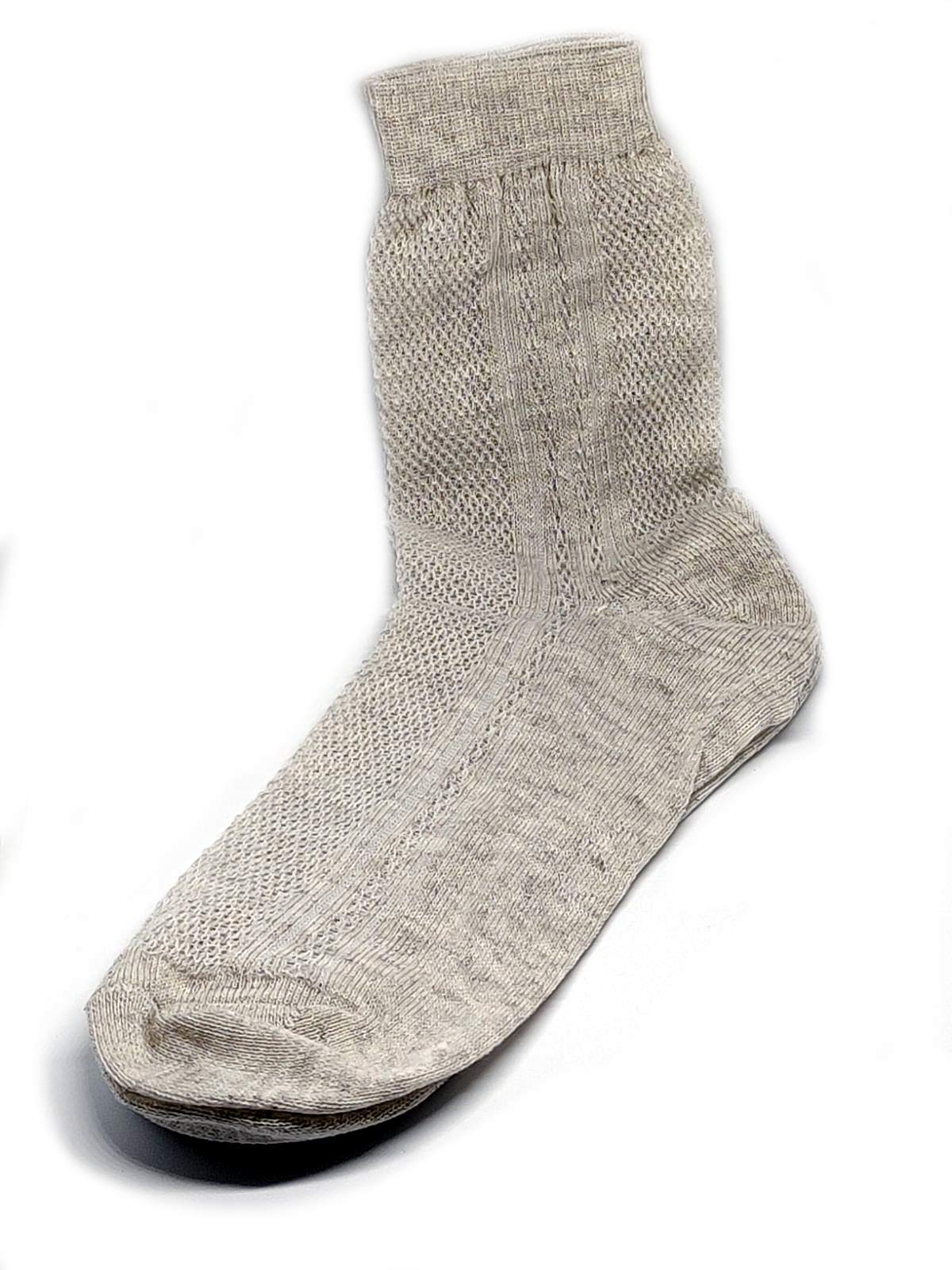 Women's Special Thin Breathable Organic Linen Socks, Pack of 3