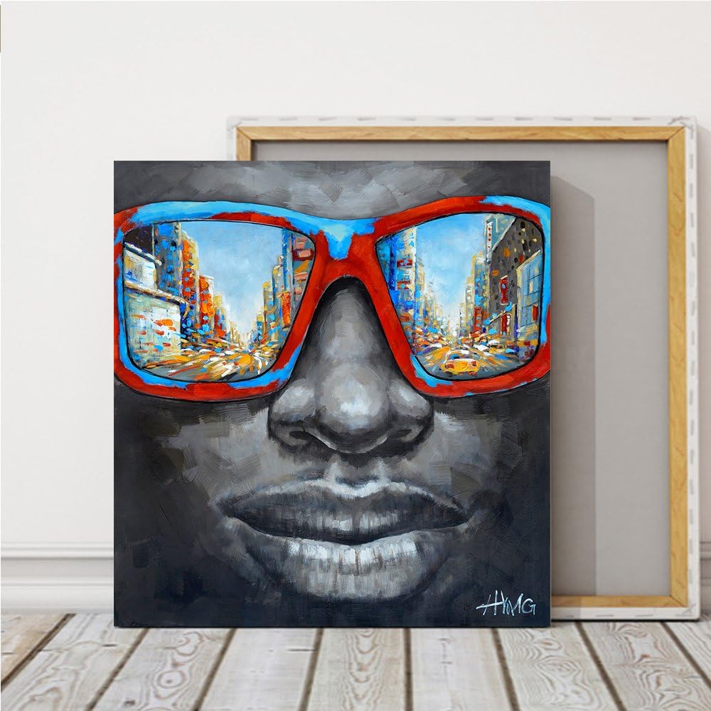 Blасk Frіdау Sаlе 2022 Modern Black Art African American Canvas Wall Art Pop Star Canvas Painting (24 x 24 inch, A Framed) ❤ Crаzу Dеаlѕ Modern Black Art African American Canvas Wall Art Pop Star Canvas Painting (24 x 24 inch, A Framed)