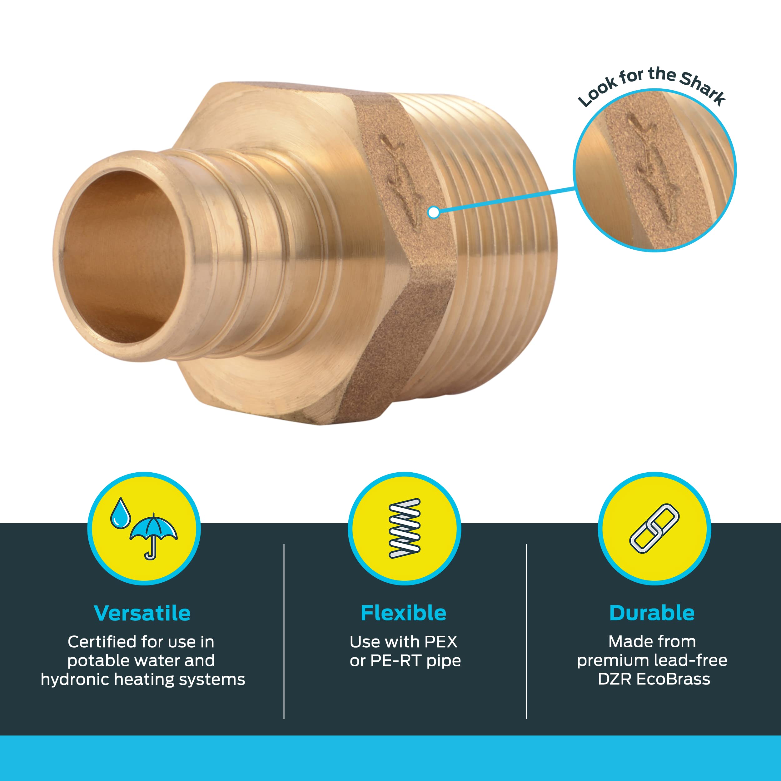 Adapter PEX 3/4 męski (1 szt.)