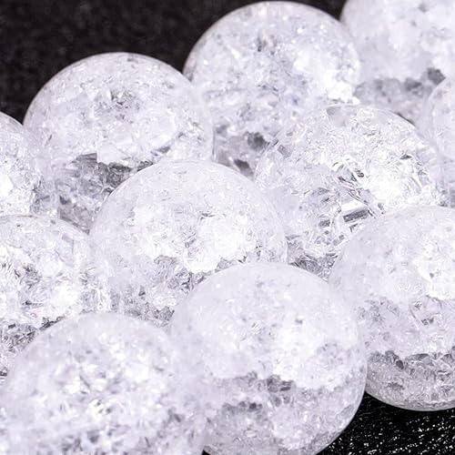 Miniatura 2 de Cuentas de cuarzo de roca blanca para hacer joyas, piedras preciosas naturales semipreciosas de 0.394 in, redondas, 15 pulgadas JOE FOREMAN