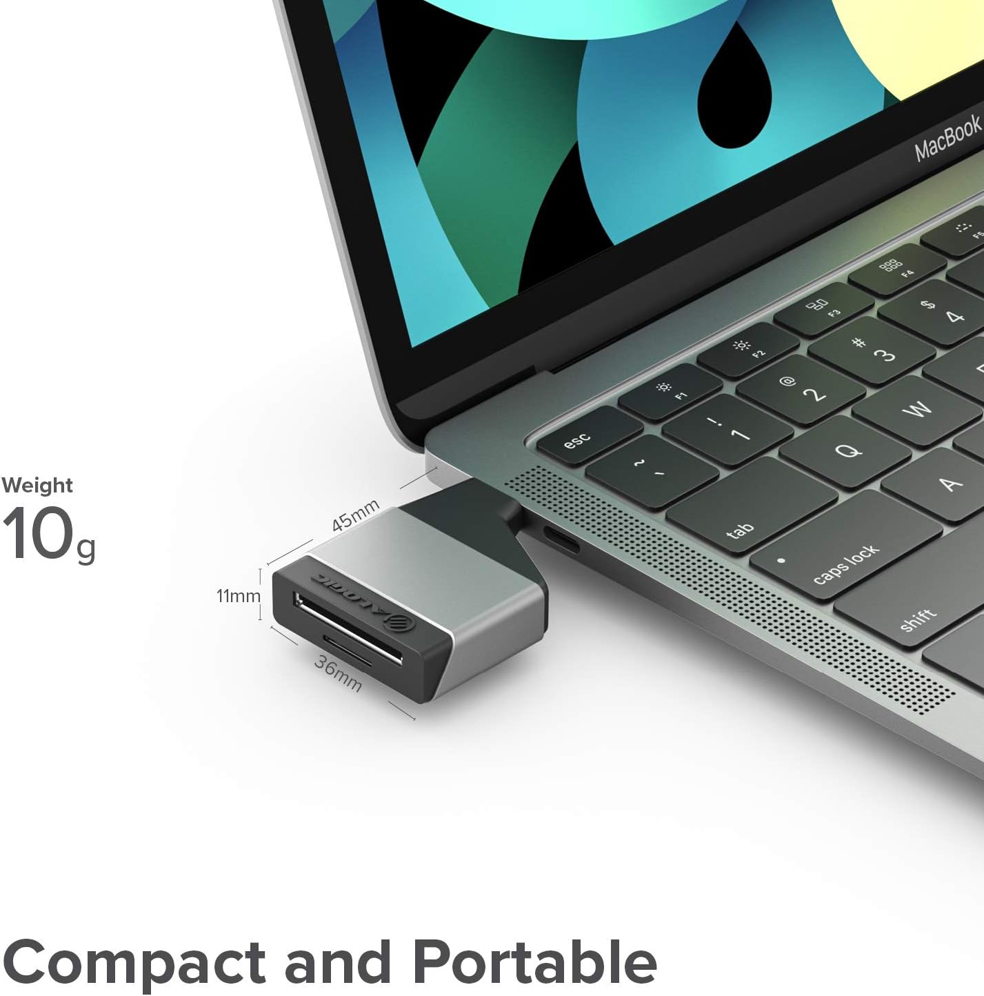 ALOGIC USB C to SD and Micro SD Mini Adapter, Compatible with MacBook Pro, Air, Pixel Book, XPS, Surface, Galaxy, iPad Pro, Air 2020 and More (Thunderbolt Compatible)