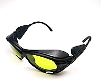 Vista 2 de MCWlaser Gafas de seguridad láser para 190-440 y 780-900nm, 900-1100nm, 10600nm típico para 355nm 405nm 808nm 980nm 1064nm 10600nm EP-17 estilo 2