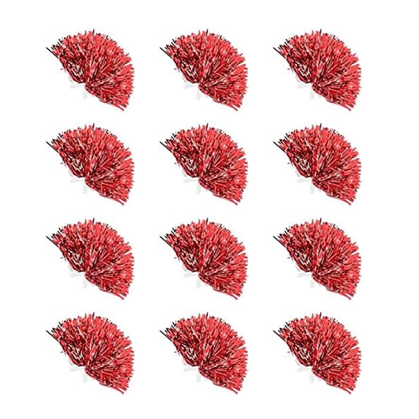 Teams Spirit Sports Party Dance Cheering Cheerleader Pompoms Handheld Cheerleader with Handle for Kids Adults Cheerleading
