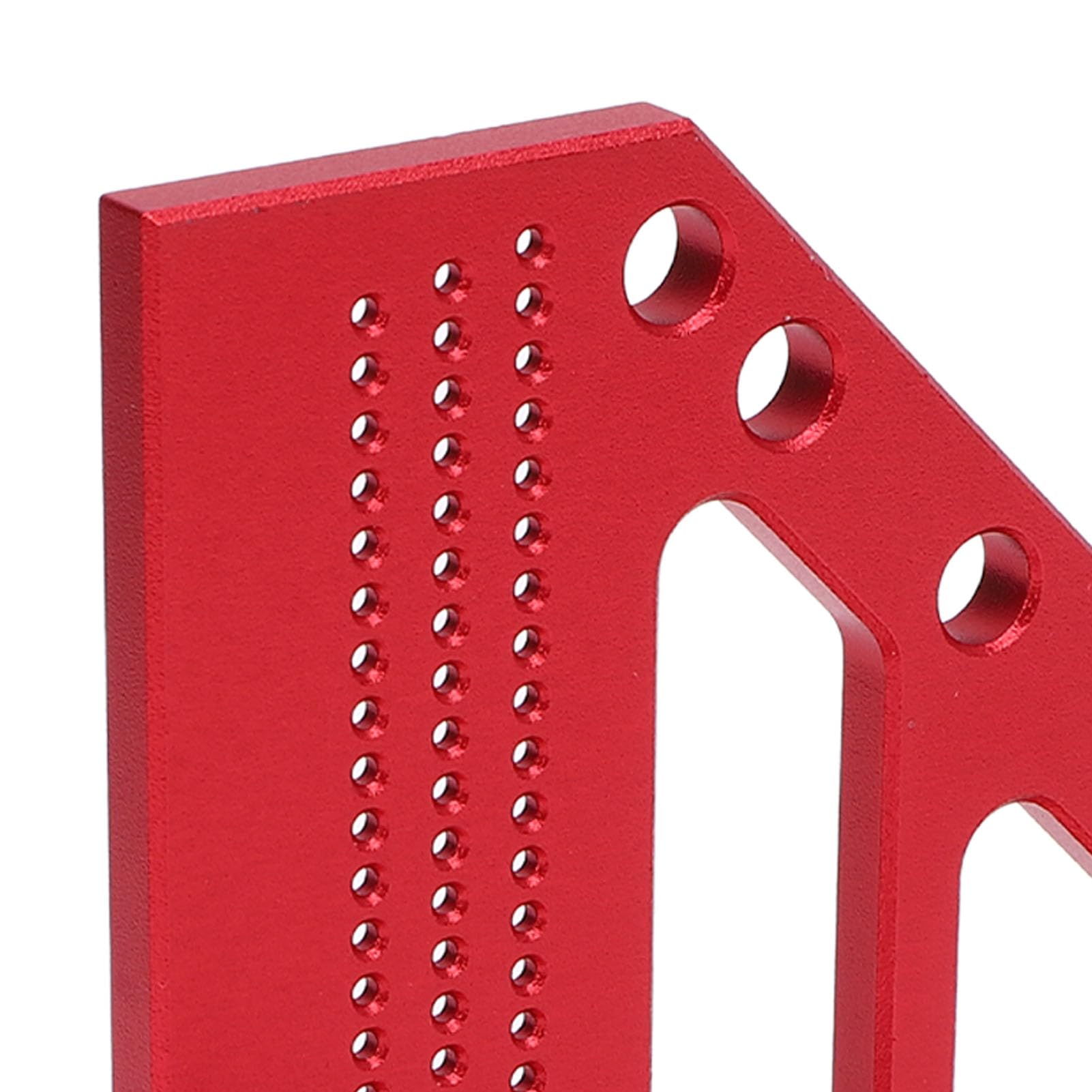Righello Triangolare 3D, Strumento di misurazione multiangolo ad Alta precisione in Lega di Alluminio per la Lavorazione del Legno. Goniometro a Squadra.
