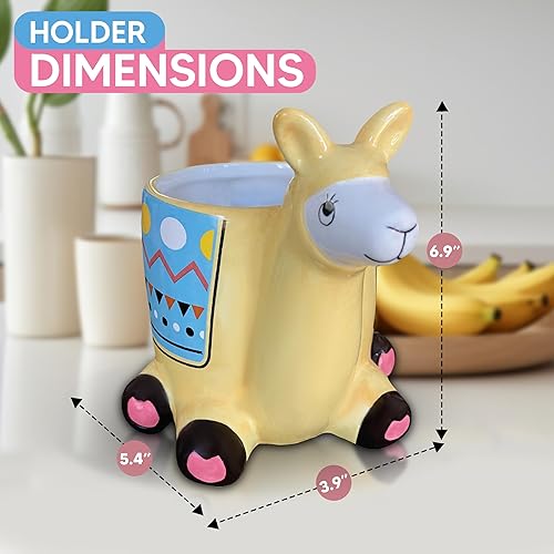 Miniatura 7 de Soporte para utensilios de alpaca, almacenamiento de cocina, alpaca llama, accesorio de fiesta, idea de regalo, decoración de casa de granja, baño,