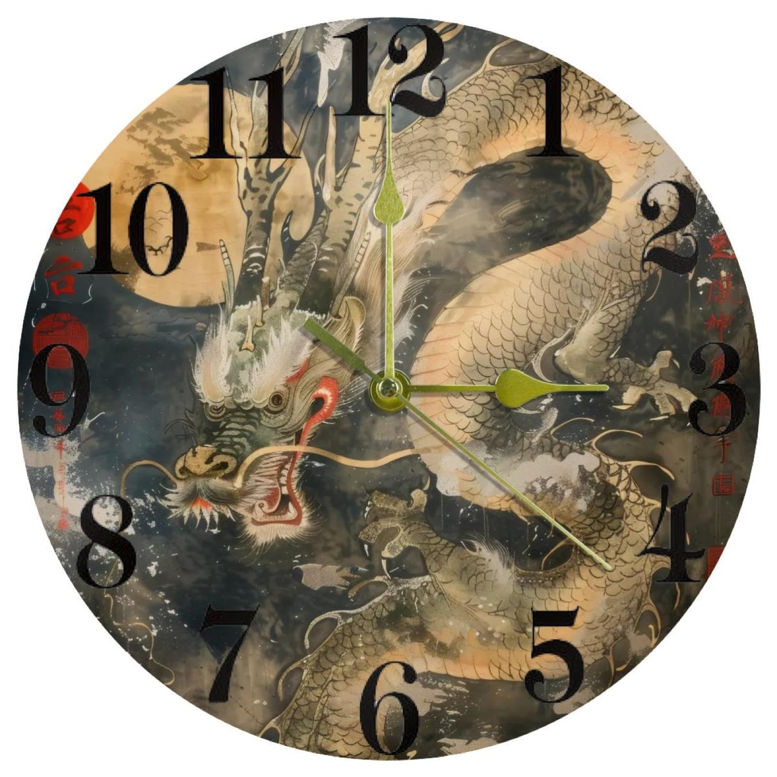 Horloge murale silencieuse pour le bureau afin de travailler et réviser au calme