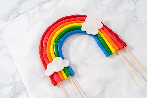 Miniatura 4 de Bakerpan Fondant blanco enrollado prémium para decoración de pasteles, sabor a vainilla, 4.4 onzas (fabricado en Estados Unidos)