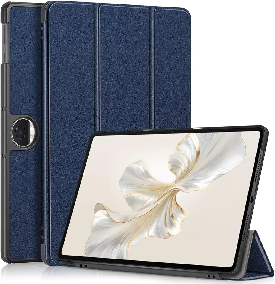 Trifold Smart Cover Protective Slim Case For Honor Pad 9 12.1 inch Blue