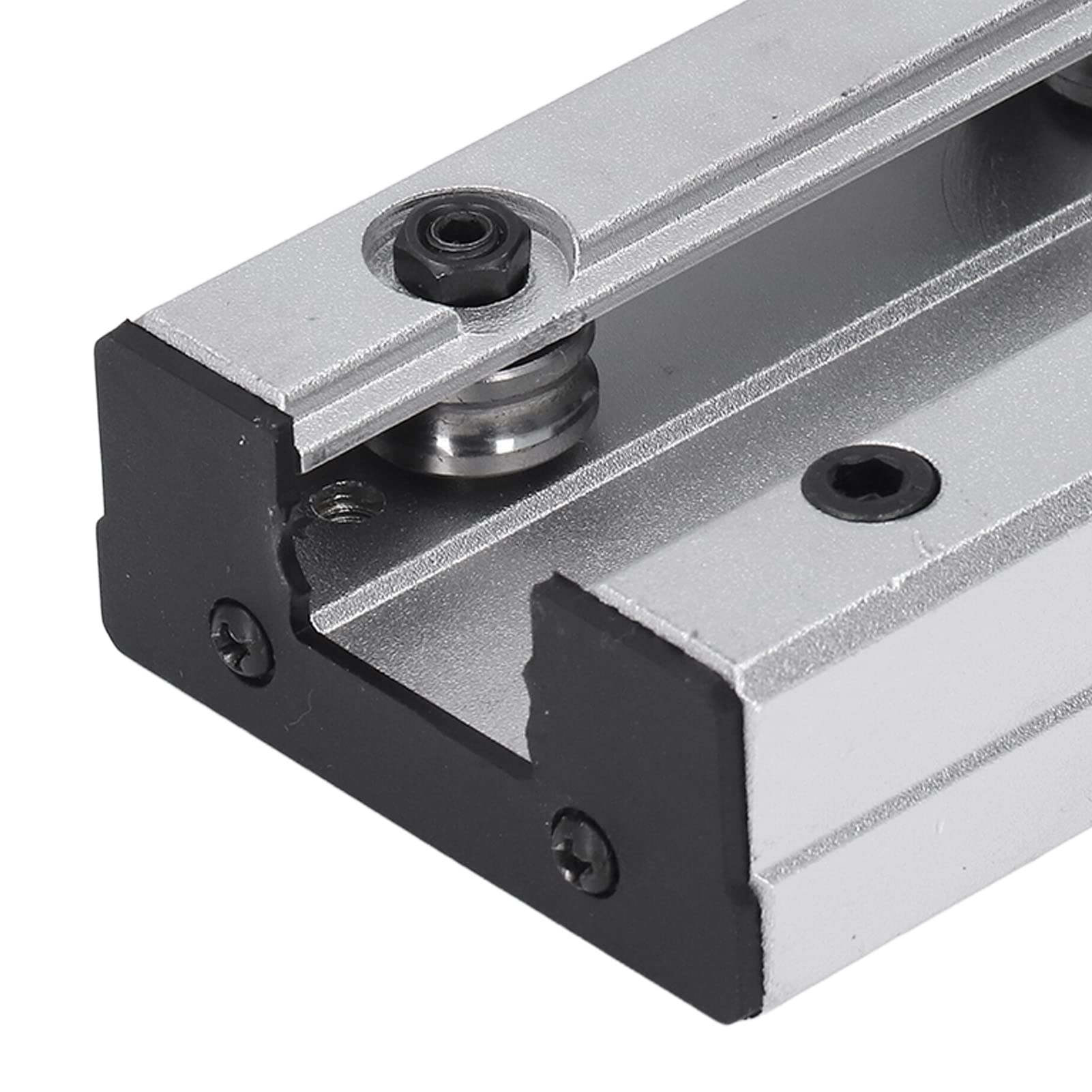 Gui lineare NDNCZDHC LGD6 Gui lineare a doppio asse esterna 300 mm, guide lineari e cuscinetti, 4 pezzi, puleggia, gui lineare