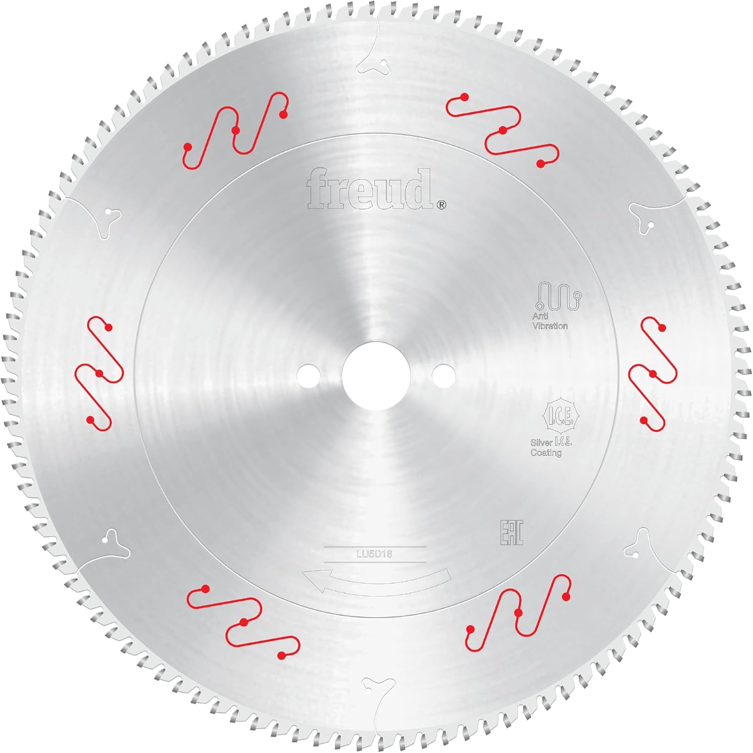 Freud LU5D18: 350mm x 108T Medium Aluminum & Non-Ferrous Blades with or without Mechanical Clamping