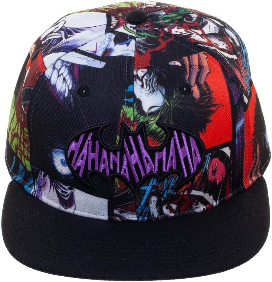 SuperHeroStuff Baseball Cap - Joker - Sublimated Snapback New sb7g2ibtm