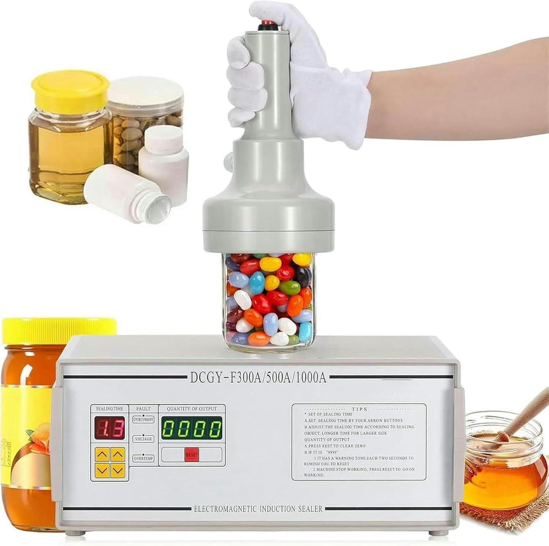 Scelleuse à induction portative pour vos bocaux de cuisine maison