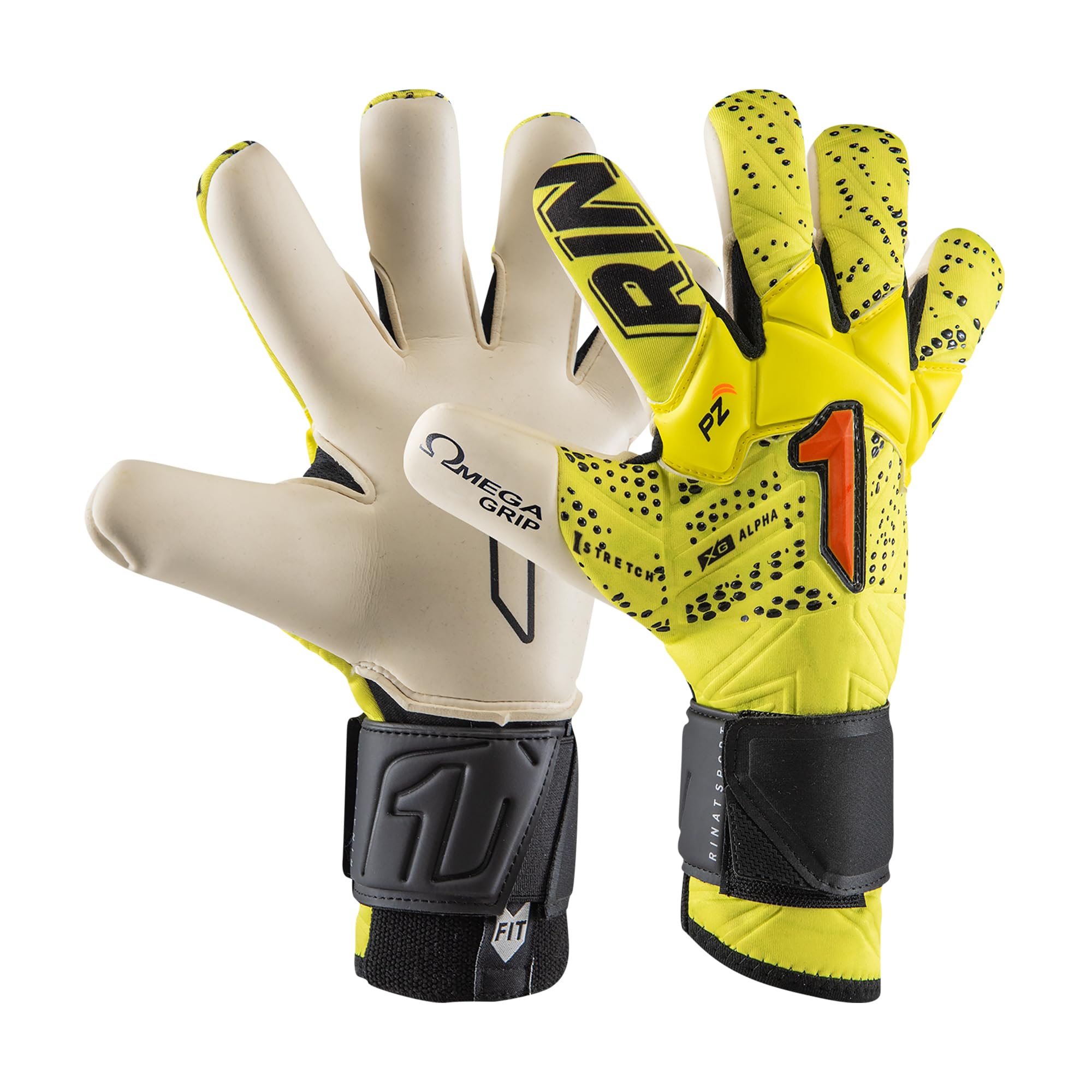 Rinat Guanti Portiere Xtreme Guard Dominus Alpha Adulto Giallo Taglia 7