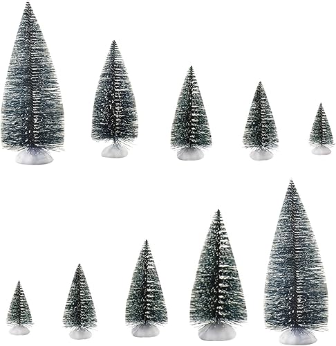 10 paisajes verdes modelo de paisaje árboles de cedro, nieve, escarcha, árbol, tren, paisaje, pino, diorama en miniatura, árboles, modelo mixto para