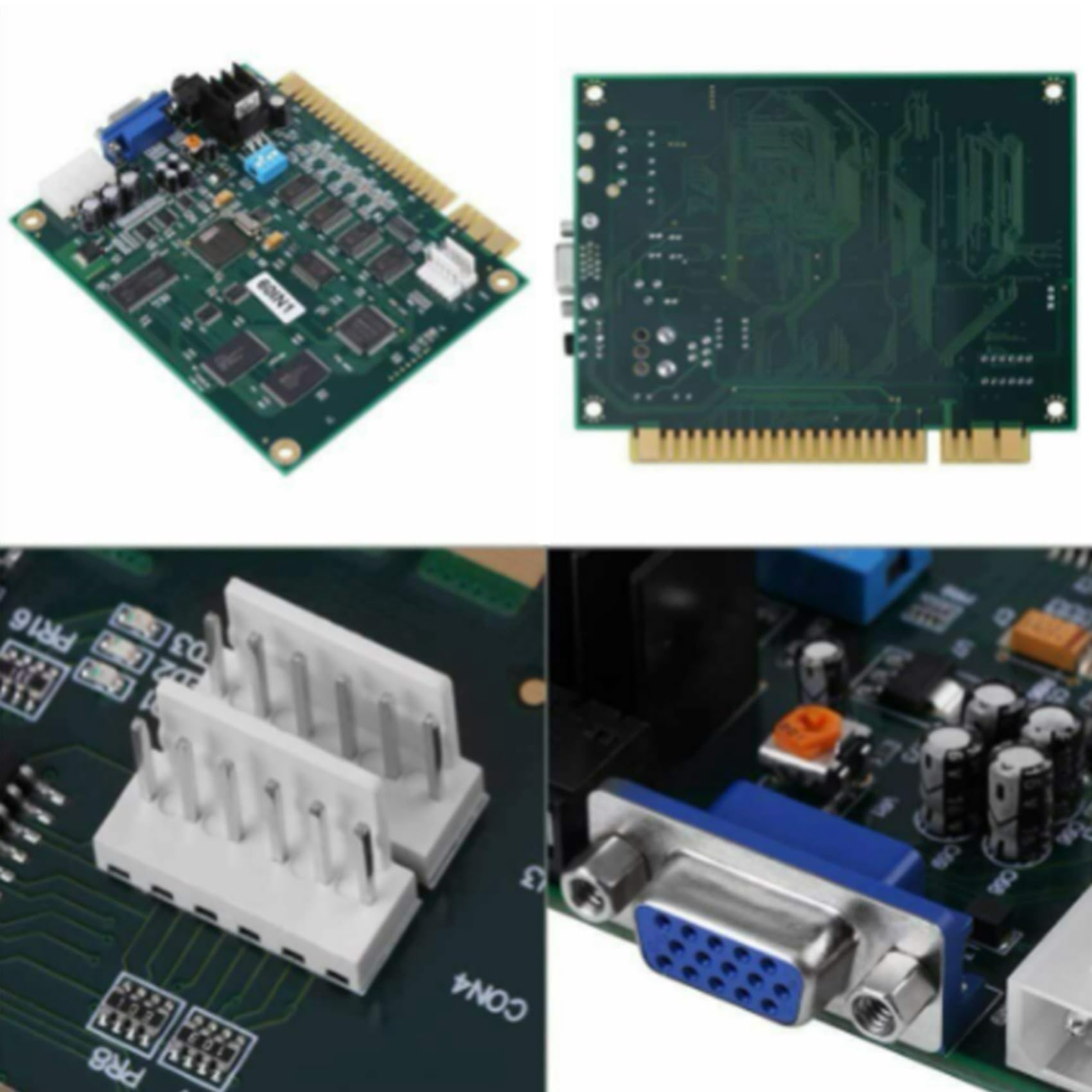 4X 60 w 1 wielobarwna karta do gry zręcznościowa z 28P wyjście VGA pozioma karta do gry zręcznościowa do Jamma Arcade
