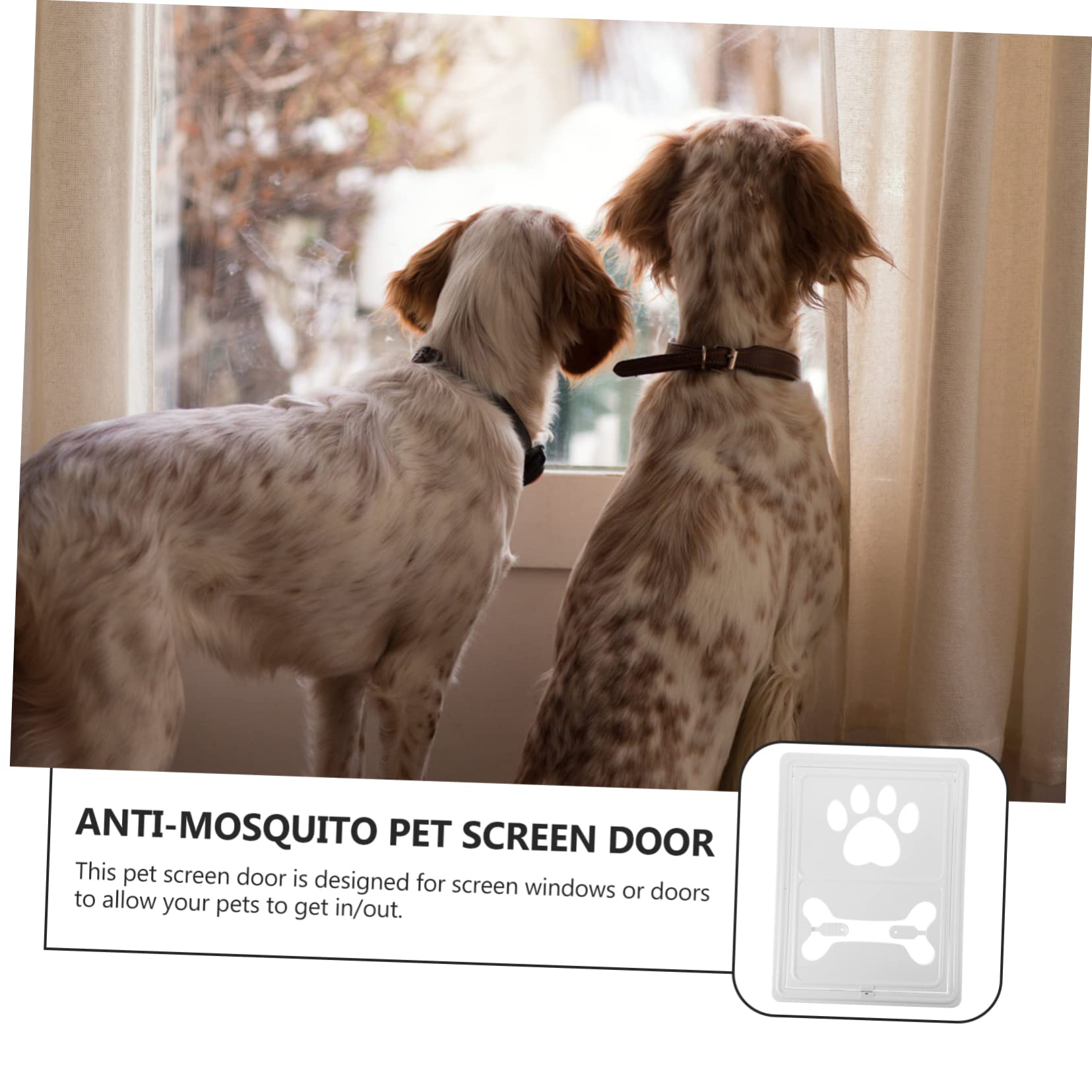 Sosoport Puerta Mosquitera Magnética para Mascotas Colgante para Perros y Gatos Pequeños para Ventanas