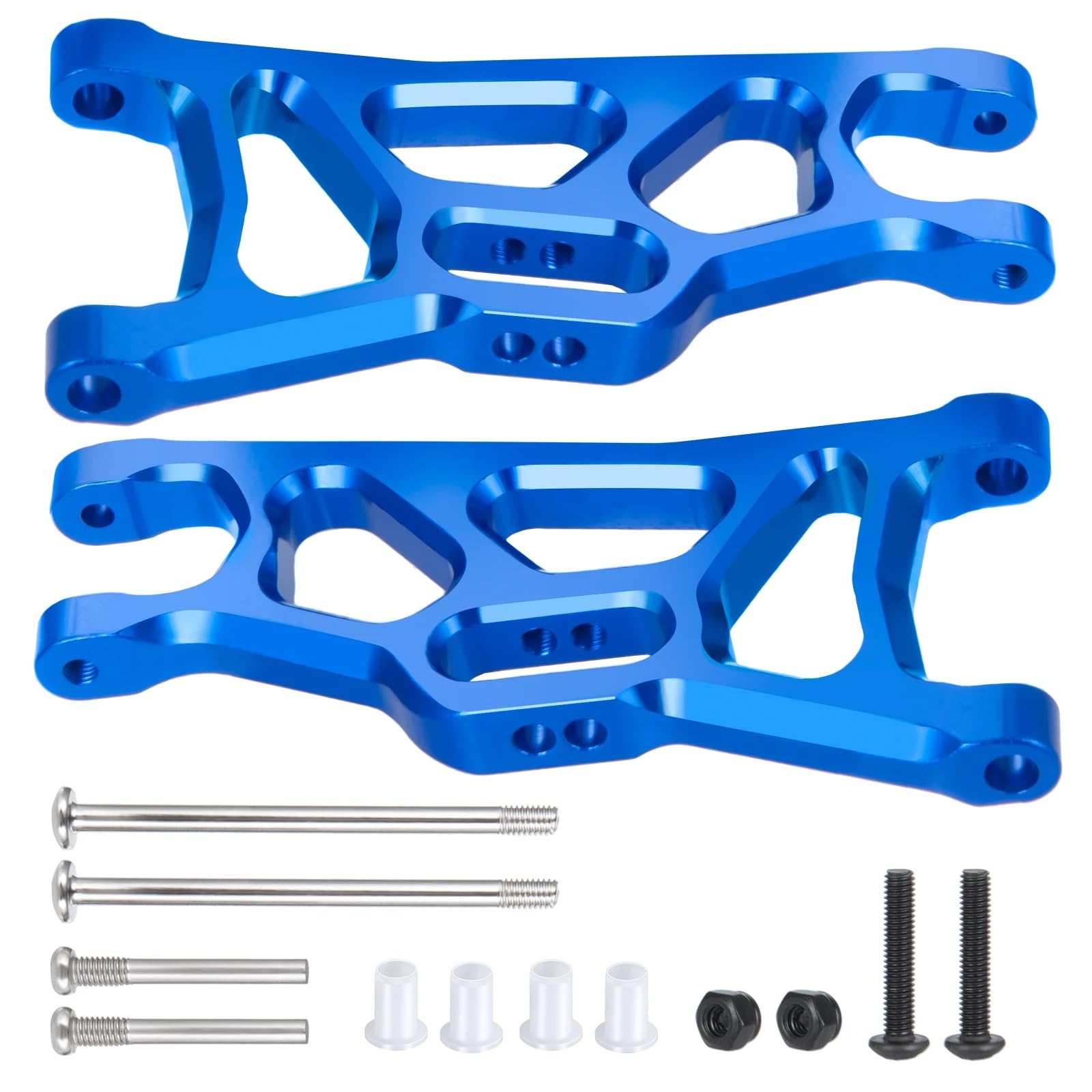 para Slash 4x4 2WD 1/10 Repuestos Coches RC Juego Brazos Suspensión Delanteros Traseros Piezas Decorativas Repuestoara Modelos Juguete RC Reemplazar Accesorios