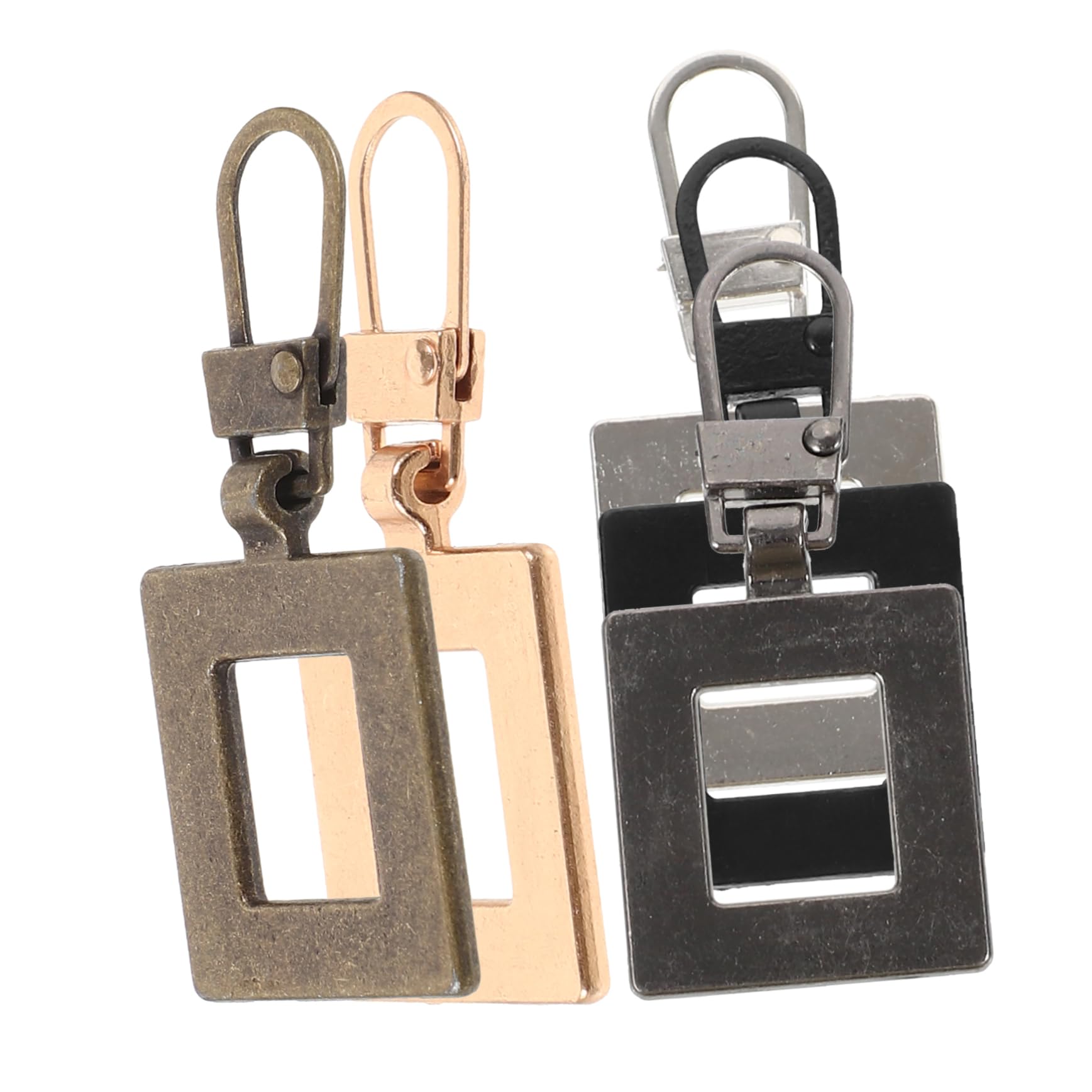 Housoutil 5Pcs Detachable Zipper Pulls for Easy Replacement Tool Zipper Repair Tabs for Jackets Bags and Luggage