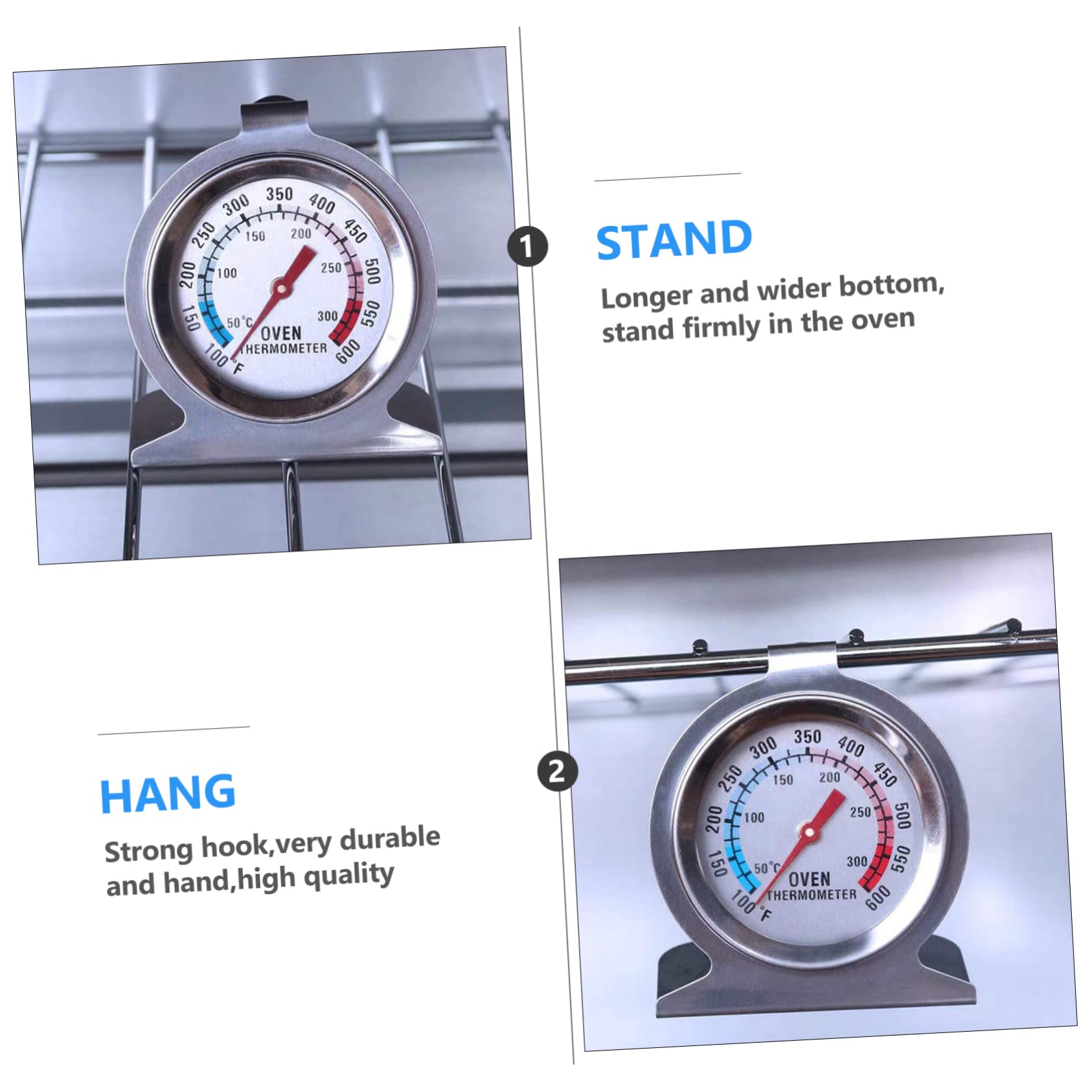 VINTORKY Professional Cooking Thermometer Digital Oven Probe Thermometer 50-300? Range Water Grilling for Kitchen