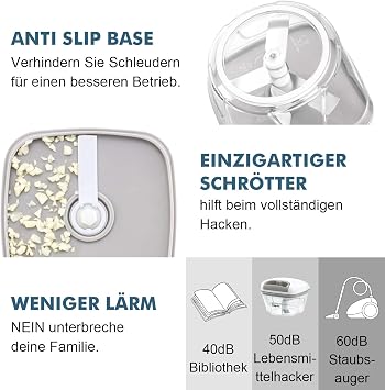 Manual Food Chopper and Quick Chopper Bundle