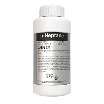 N-Heptane High Purity Bestine Thinner - 1000mL 32 Fl Oz