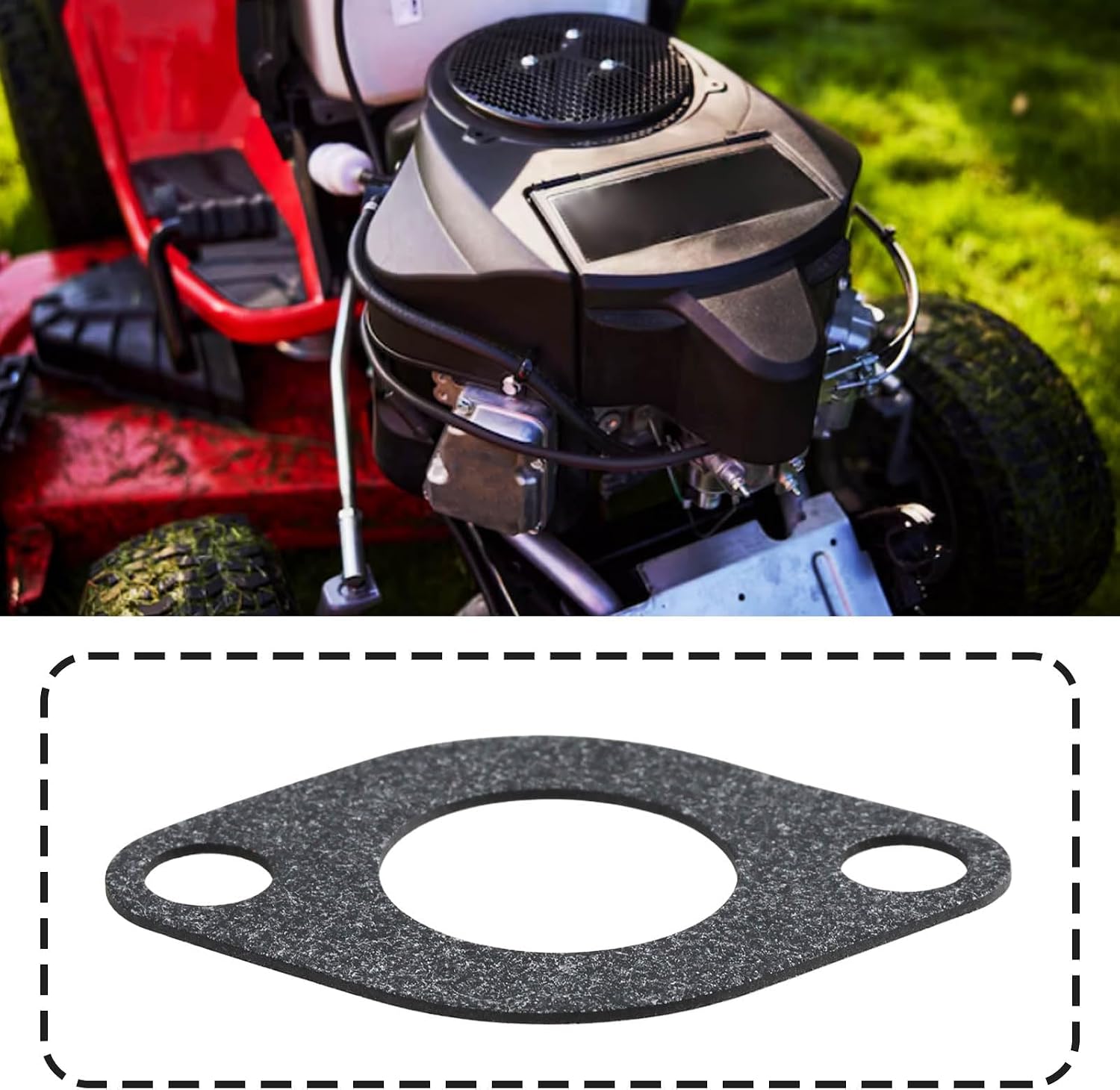 2Pcs Lawnmowers Carburetor Insulator Gasket 11061-2215 Compatible with Kawasaki FJ180V 4-Stroke Engine