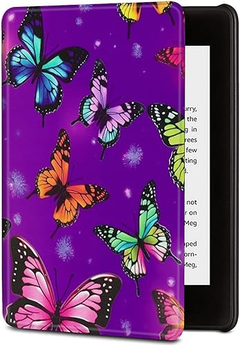 Miniatura 1 de Funda para Kindle de 6 pulgadas (versión 11 generación 2022), funda delgada de piel sintética con encendido y apagado automático para Kindle básico