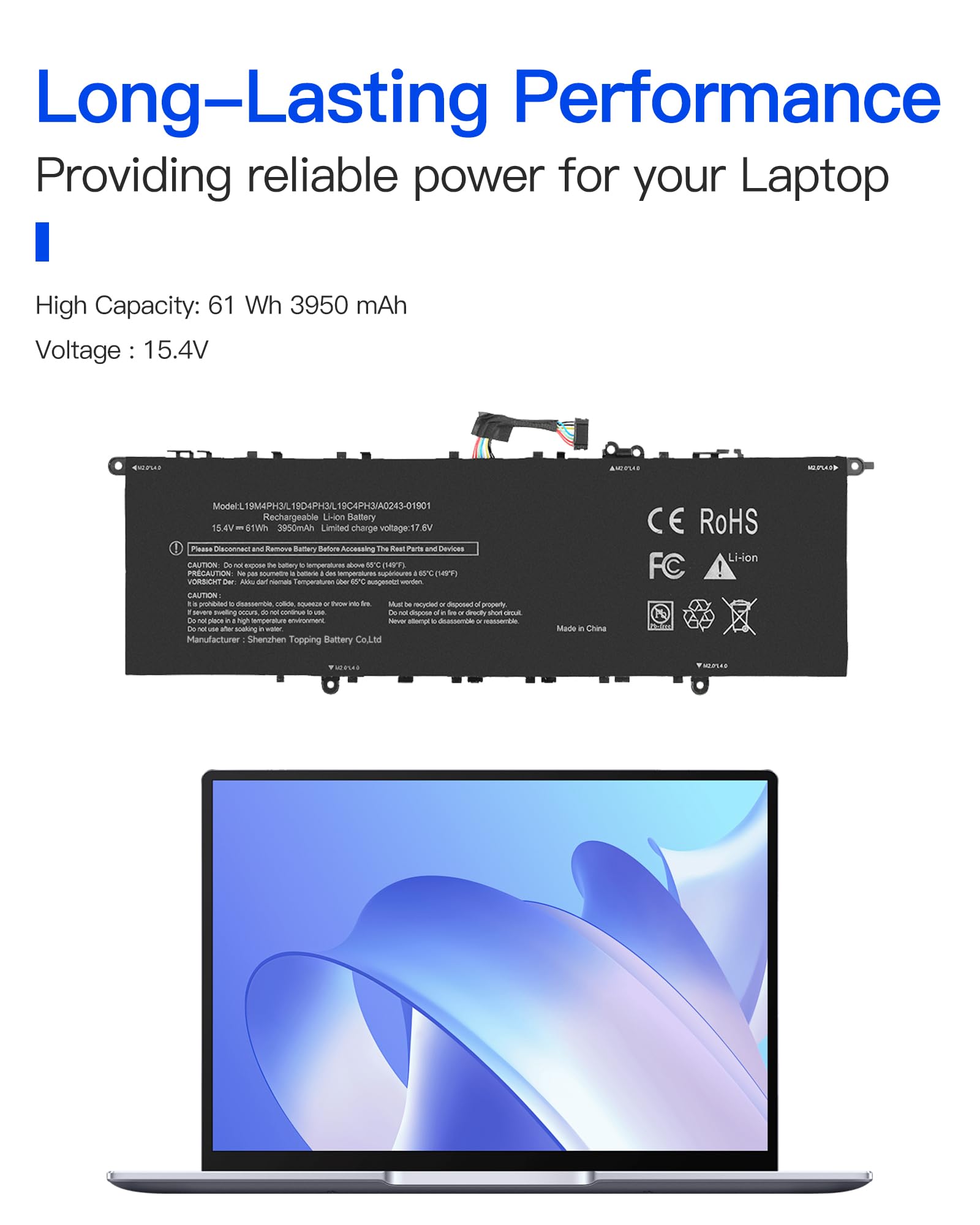 L19M4PH3 Bateria zastępcza do laptopa Lenovo