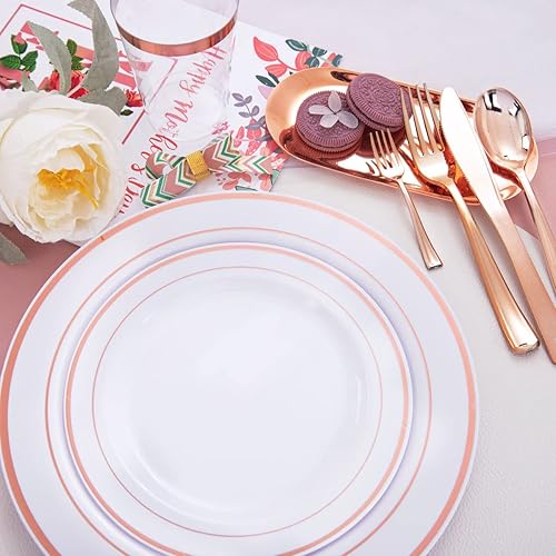 Vista 33 de WDF 160 cubiertos de plástico verde, cubiertos de Navidad resistentes que incluyen 80 tenedores, 40 cucharas, 40 cuchillos, utensilios de plástico