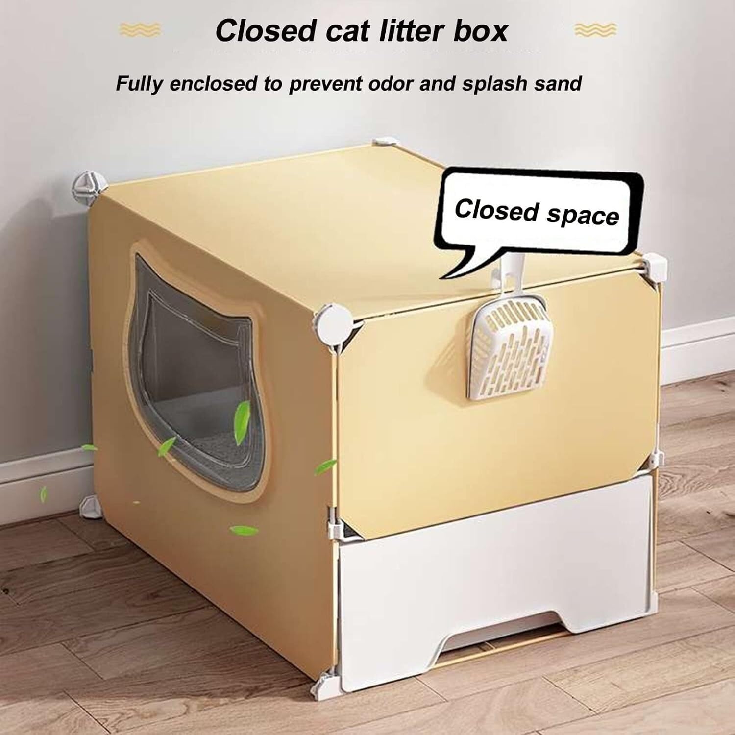 Gabbia for Gatti: Fai da Te, Staccabile e da Interno(Fully Fitted,75 * 49 * 111CM)