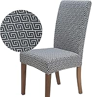 Vista 57 de SPRINGRICO Juego de 4 fundas para sillas de comedor, fundas elásticas para sillas de comedor, de elastano lavables, fundas para sillas Parsons