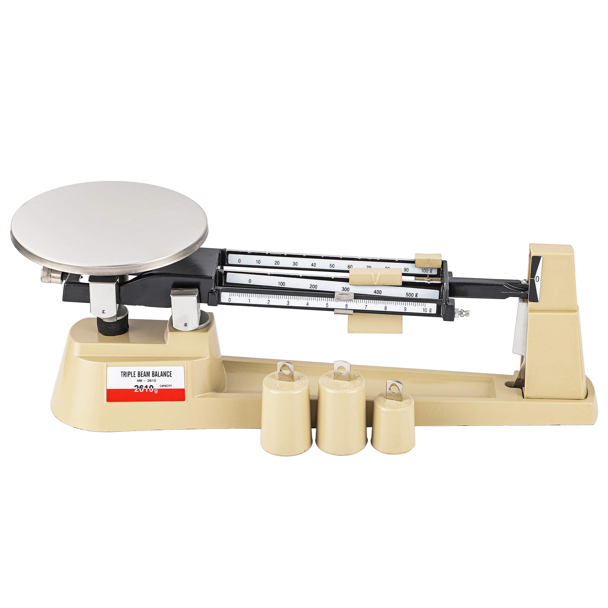 Buy Triple Beam Scale Bonvoisin Lab Mechanical Balance 2610g/0.1g with