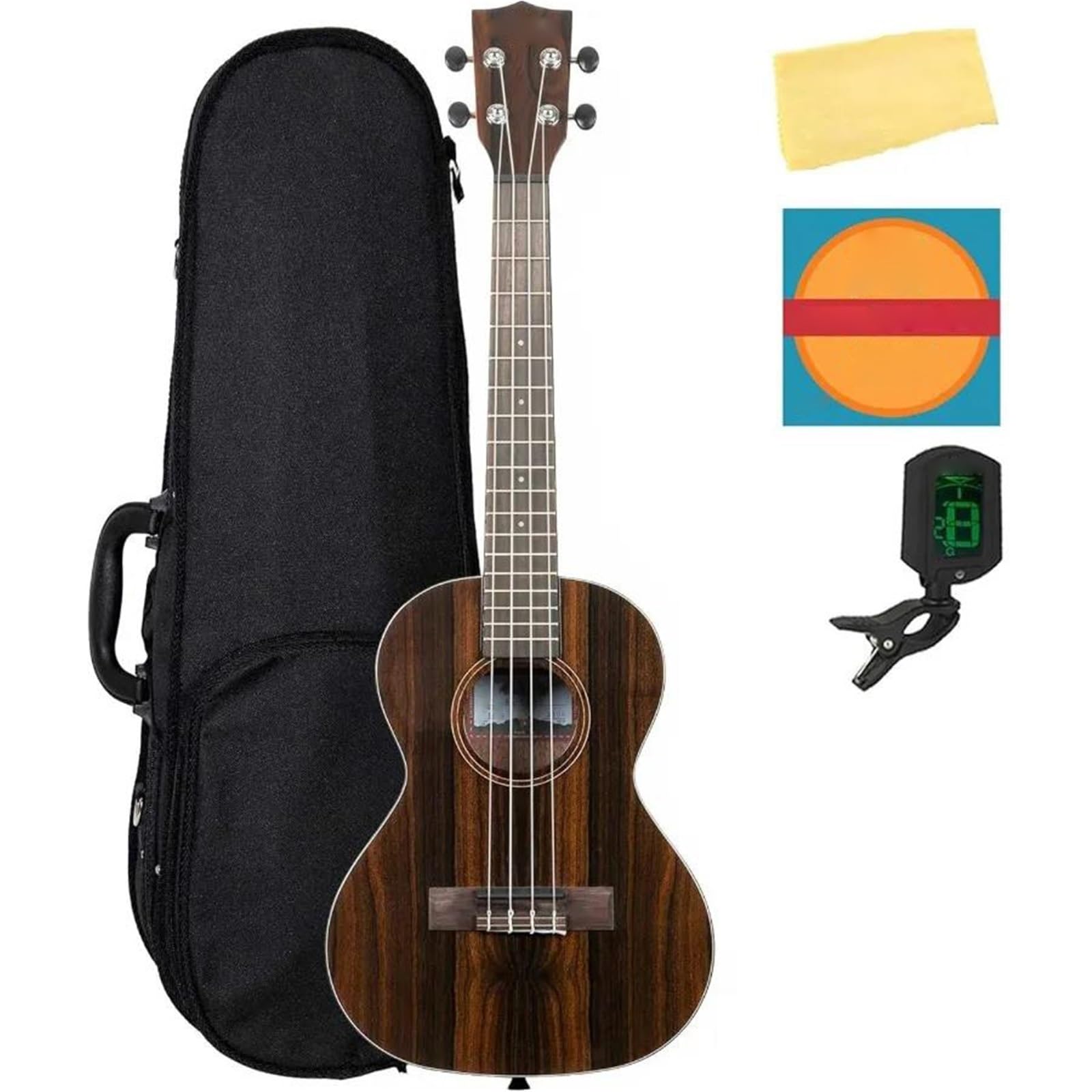 Ukulele Instrumenty Muzyczne Zestaw Ukulele Z Twardym Etui I Tunerem Profesjonalne Instrumenty Muzyczne Dla Początkujących