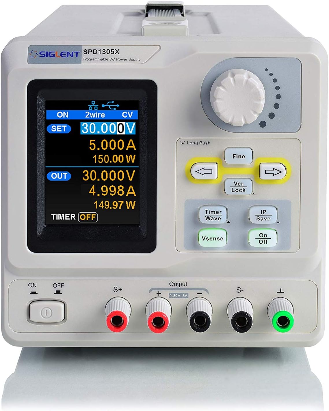 Siglent Technologies SPD1305X Programmable DC Power Supply 1 Channel,30 V / 5 A,150W