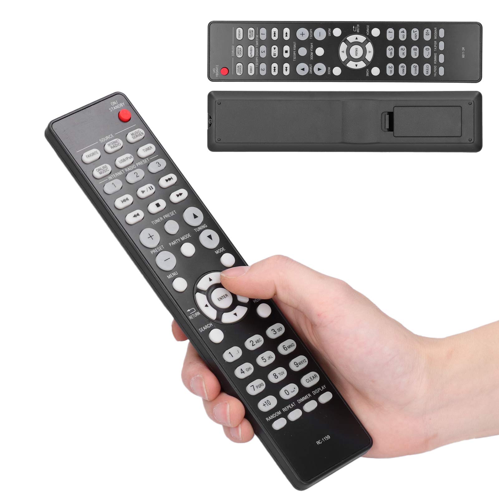 Télécommande Universelle, télécommande à Clavier RC-1159, télécommande de Remplacement pour Tous Les téléviseurs LCD