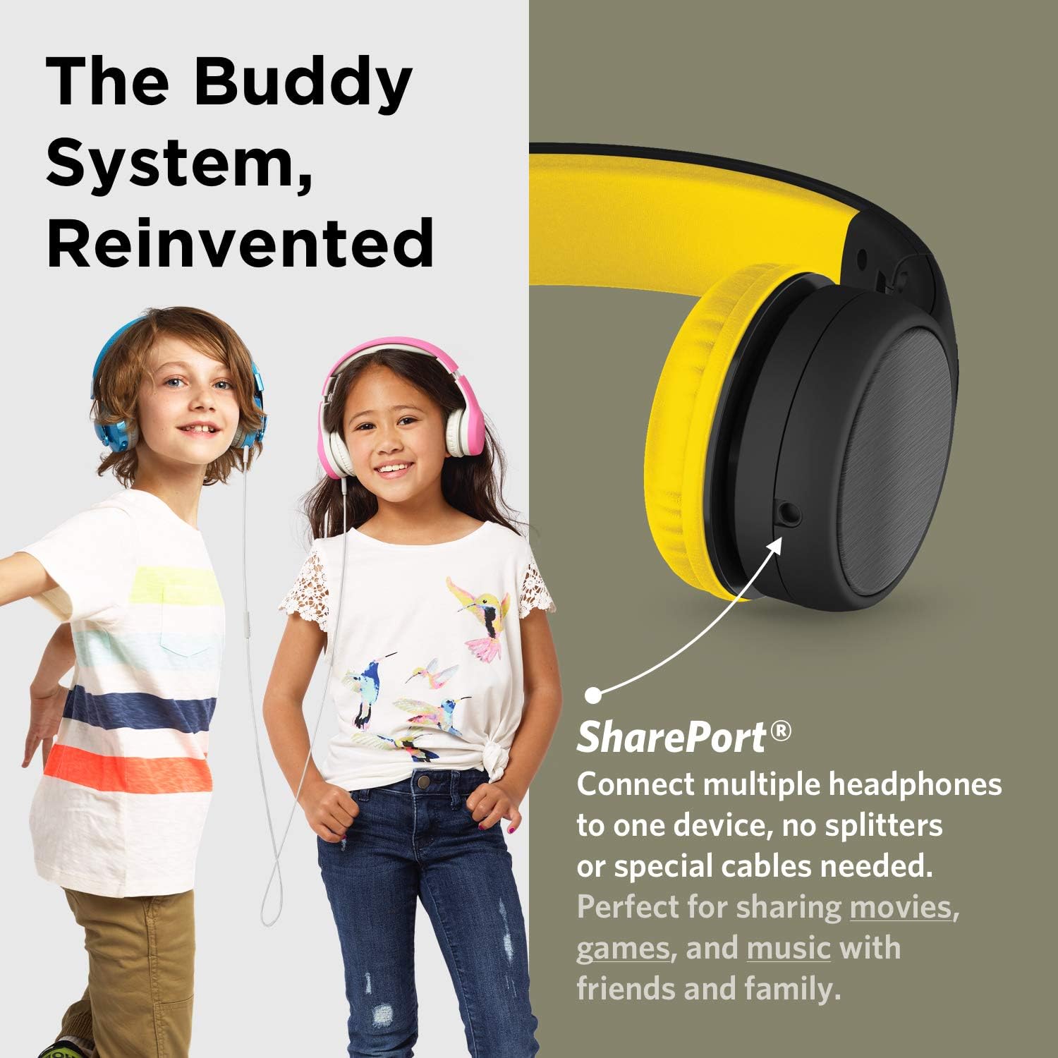 Best Deal Product LilGadgets Connect+ Style Kids Premium Volume Limited Wired Headphones with SharePort and Inline Microphone (Children, Toddlers) - Black/Yellow 🛒 Flash Sale LilGadgets Connect+ Style Kids Premium Volume Limited Wired Headphones with SharePort and Inline Microphone (Children, Toddlers) - Black/Yellow