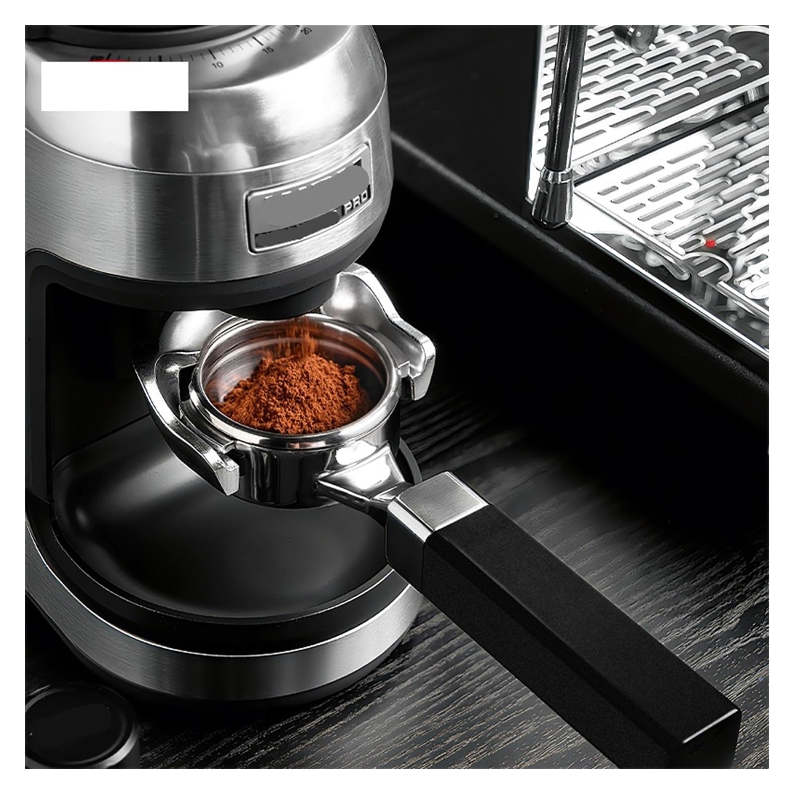 Portafiltro Sin Fondo For Espresso De Diseño Plano, Compatible Con IKAPE, 58 Mm, Compatible Con E61, Accesorios For Máquinas De Café De Acero Inoxidable