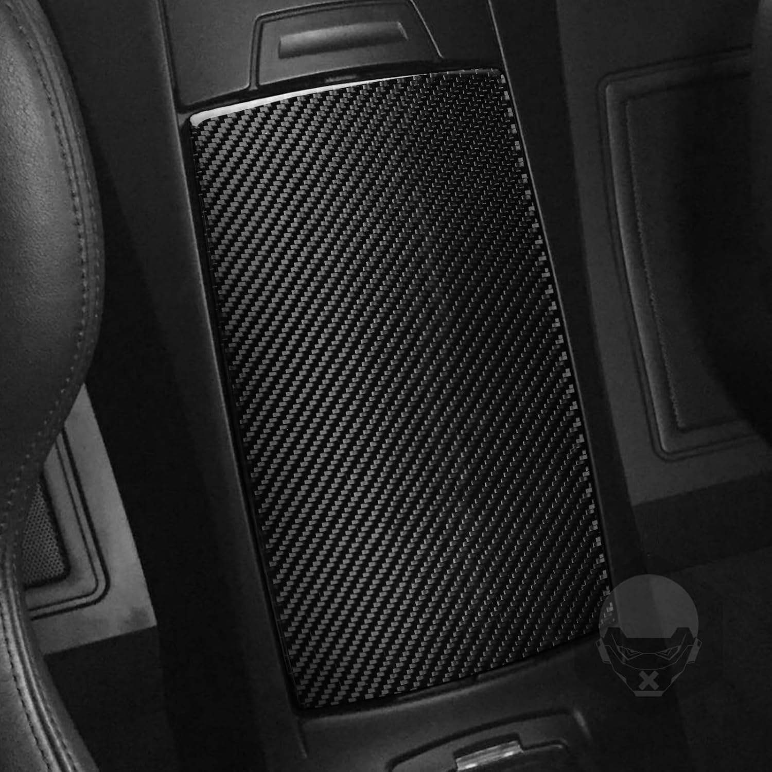 Car Rear File Box Panel Cover Trim Compatible with BMW Z4 E85 2003 2004 2005 2006 2007 2008 Carbon Fiber Automotive Interior Black