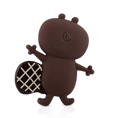 Miniatura 3 de Nuby Squeezy Teethe - Mordedor de goma, castor