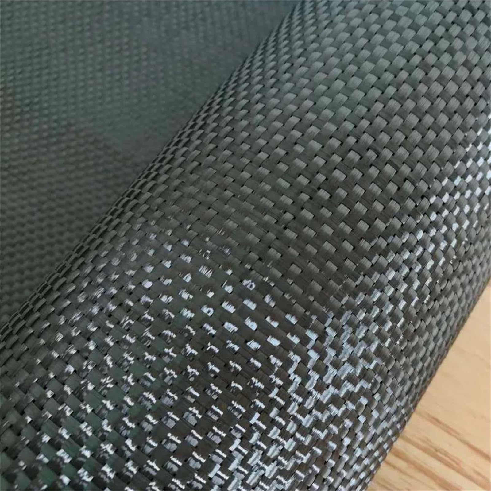 Tela de fibra de carbono 6K, 320GSM, 1M x 1M, tejido liso de sarga, rollo de tela de 40 ", bricolaje, 1 Uds.(Plain Weave)